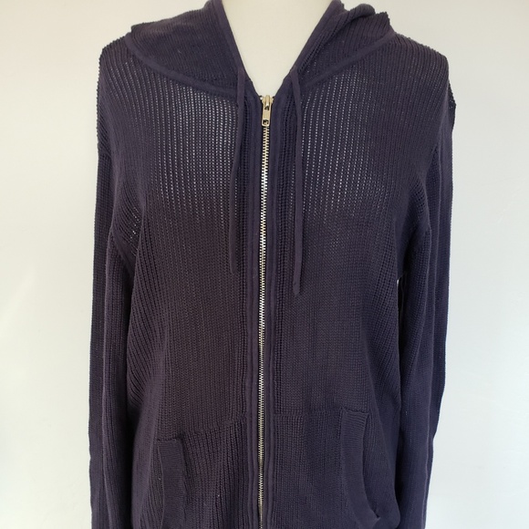 Saks knit hoodie - Picture 1 of 8